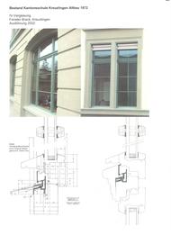 Kantonsschule Kreuzlingen IV Holzfenster mit 
Stegsprossen